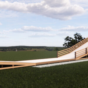 Super sick sledding hill