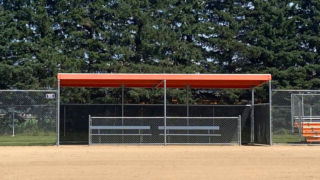 dg1030powdergirts_30-foot-team-dugout-with-orange-top_cedarburg-softball-4 -gallery