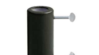 35 lb Umbrella Base with 10 in Stem – Black – close up – gallery