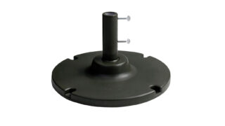 35 lb Umbrella Base with 10 in Stem – Black – gallery