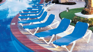 Nautical Chaise Lounge – Blue – gallery
