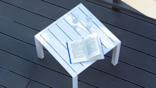 Sunset 20 x 20 Low Table – Glacier White – Product Image