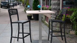 Vogue Barstool – Black- lifestyle – Gallery