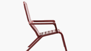 Westport Adirondack Chair – Barn Red – Side – gallery