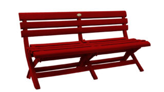 Westport Bench – Barn Red – Gallery