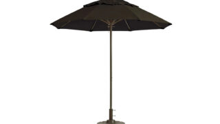 Windmaster 7.5′ Round Umbrella – Charcoal Gray – gallery