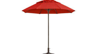 Windmaster 7.5′ Round Umbrella – Logo Red – gallery
