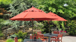 Windmaster 7.5′ Round Umbrella – Terra Cotta – Product Image