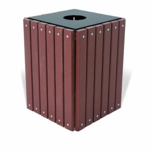 Recycled Plank Receptacle