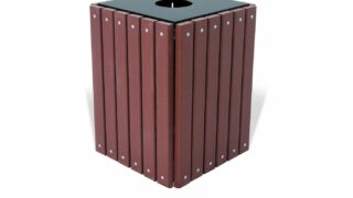 Recycled Plank Receptical – Square-TRSQ-32-BRN_4076-1
